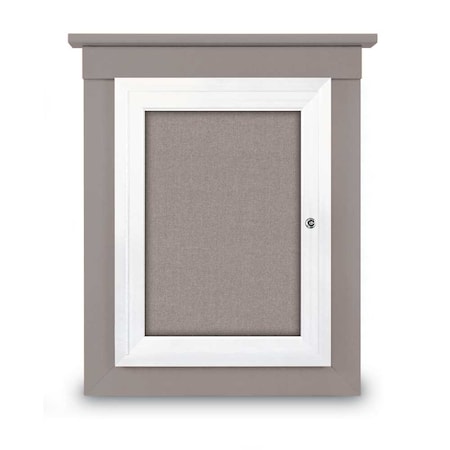 United Visual Products Sliding Glass Enclosed Letterboard, 72"x3 UV9007ACS-BLACK-BLUE